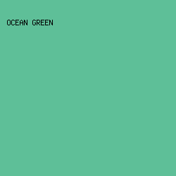 5EBF98 - Ocean Green color image preview