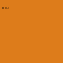 dd7c1b - Ochre color image preview