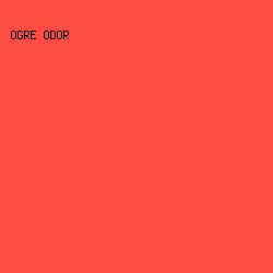 FF4E41 - Ogre Odor color image preview