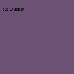 6D5175 - Old Lavender color image preview
