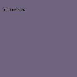 6D637F - Old Lavender color image preview