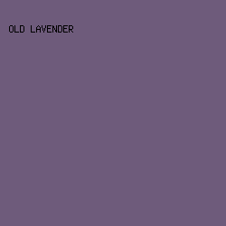 6E5B7B - Old Lavender color image preview