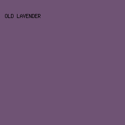6F5374 - Old Lavender color image preview