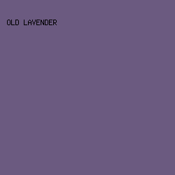 6b5a80 - Old Lavender color image preview