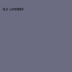 6b6b81 - Old Lavender color image preview