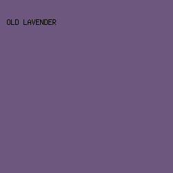 6d577e - Old Lavender color image preview