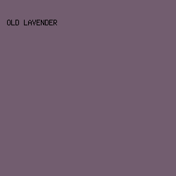 725d6f - Old Lavender color image preview