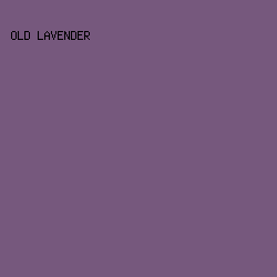 76587d - Old Lavender color image preview