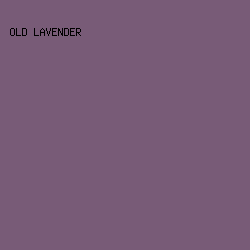 785b77 - Old Lavender color image preview