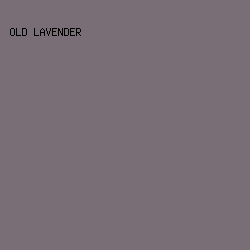 796E76 - Old Lavender color image preview