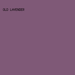 7F5977 - Old Lavender color image preview