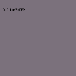 7b717c - Old Lavender color image preview