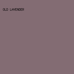 836c73 - Old Lavender color image preview
