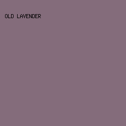 846C7B - Old Lavender color image preview