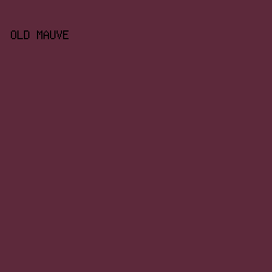 5d293b - Old Mauve color image preview