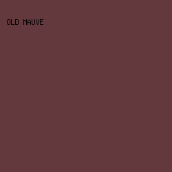 64393e - Old Mauve color image preview