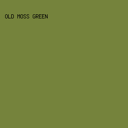 75833c - Old Moss Green color image preview