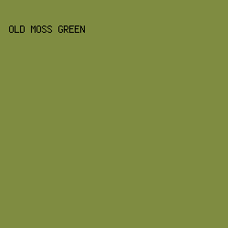 7f8c41 - Old Moss Green color image preview