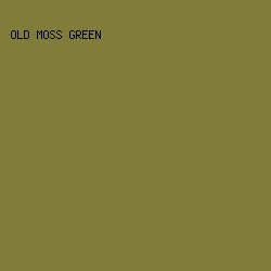 807d3b - Old Moss Green color image preview