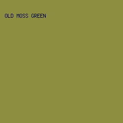 8D8E3F - Old Moss Green color image preview
