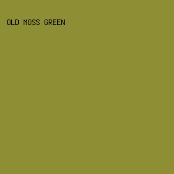 8E8F34 - Old Moss Green color image preview