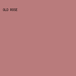 B97B7C - Old Rose color image preview