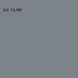 7e8389 - Old Silver color image preview