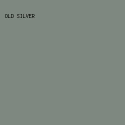 7e8880 - Old Silver color image preview