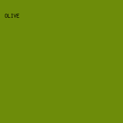 6D8C0A - Olive color image preview