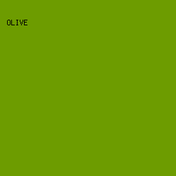 6D9C00 - Olive color image preview