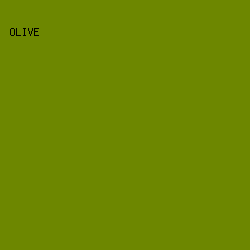 6d8700 - Olive color image preview