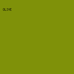 7f9109 - Olive color image preview