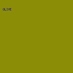 8a8d05 - Olive color image preview