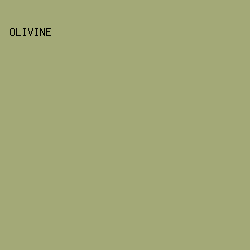 A3A977 - Olivine color image preview