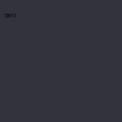 33333D - Onyx color image preview
