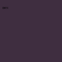 3F2E40 - Onyx color image preview