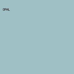 9FC0C4 - Opal color image preview