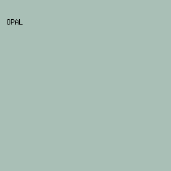 A9BFB6 - Opal color image preview