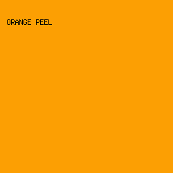 FC9F03 - Orange Peel color image preview