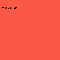 FA5A45 - Orange Soda color image preview