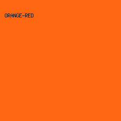 ff6611 - Orange-Red color image preview