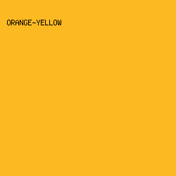 fdb922 - Orange-Yellow color image preview