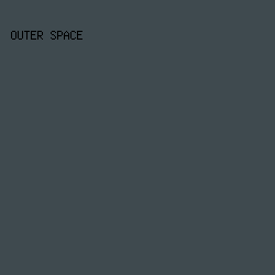 3F4A4F - Outer Space color image preview