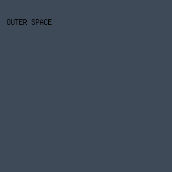 3F4A59 - Outer Space color image preview
