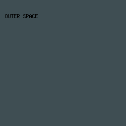 3F4E53 - Outer Space color image preview