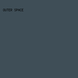 3F4E57 - Outer Space color image preview