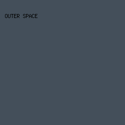 444F5A - Outer Space color image preview