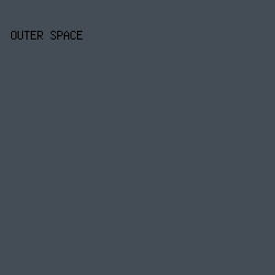 444c55 - Outer Space color image preview