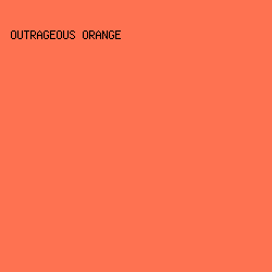 FE7251 - Outrageous Orange color image preview