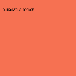 f67152 - Outrageous Orange color image preview